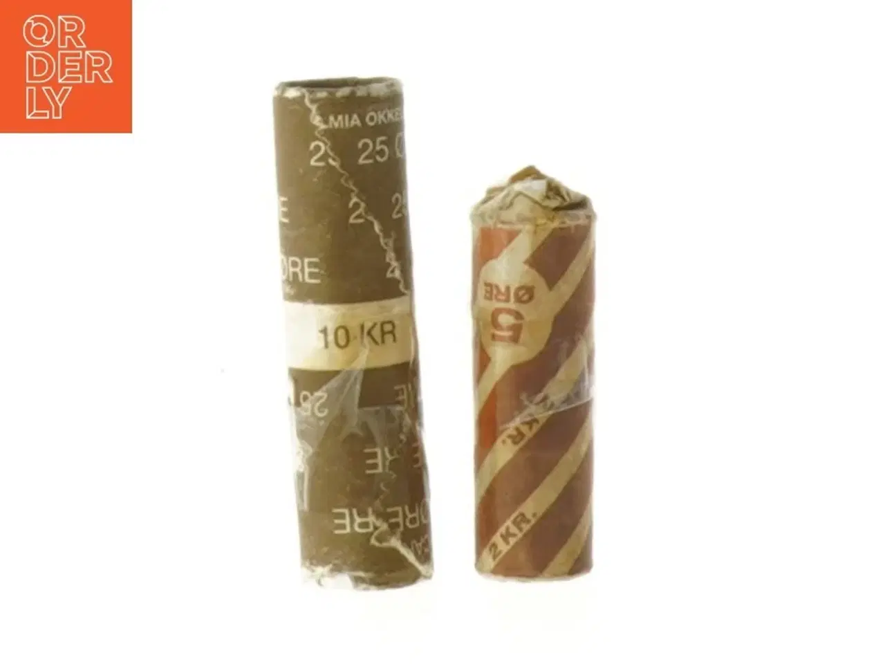 Billede 1 - Gamle møntruller at 25 øre og 5 øre