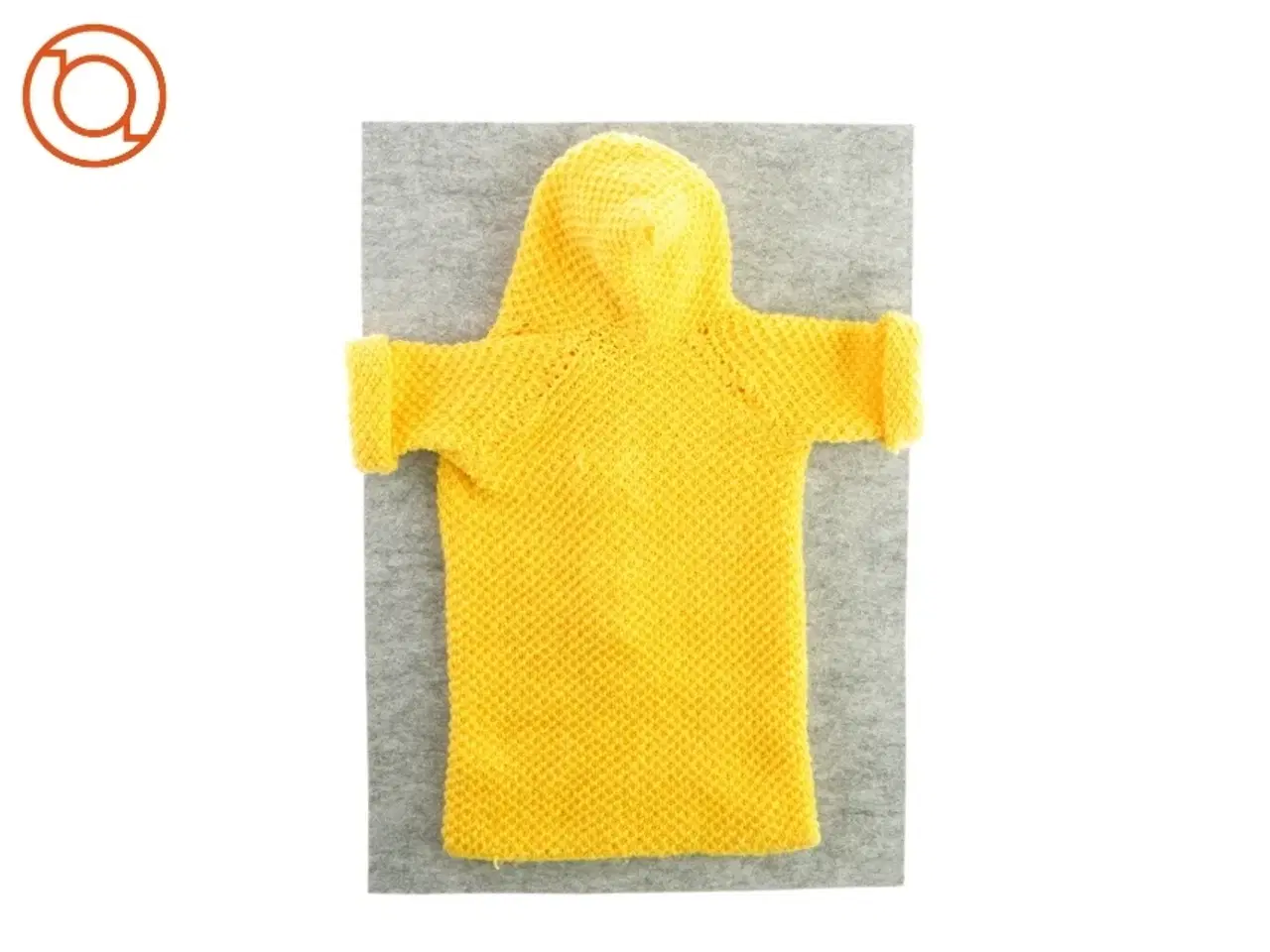 Billede 2 - Hjemmestrikket sovepose med hætte til baby eller dukke