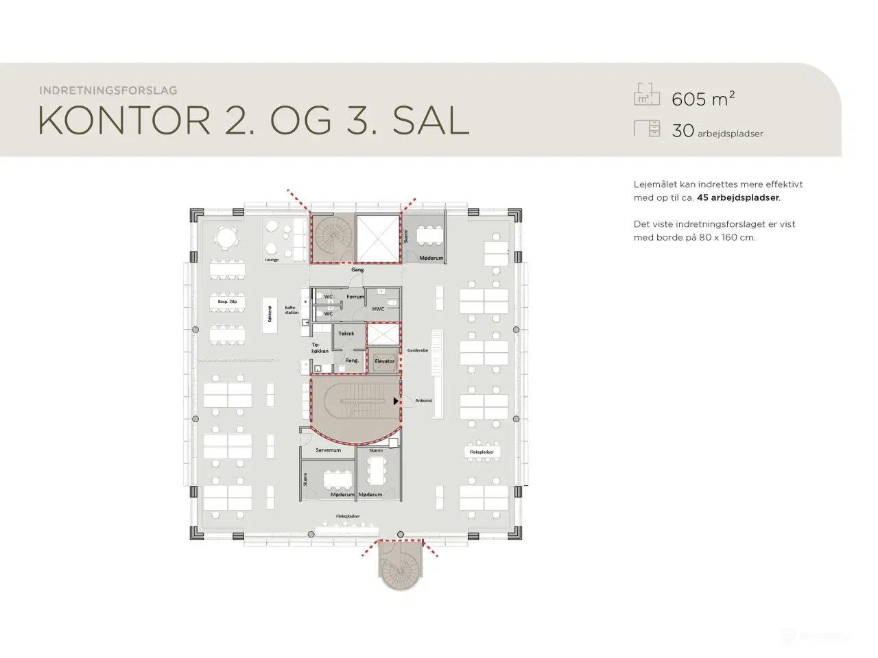 Billede 13 - Komplet istandsatte kontorer med havnekig