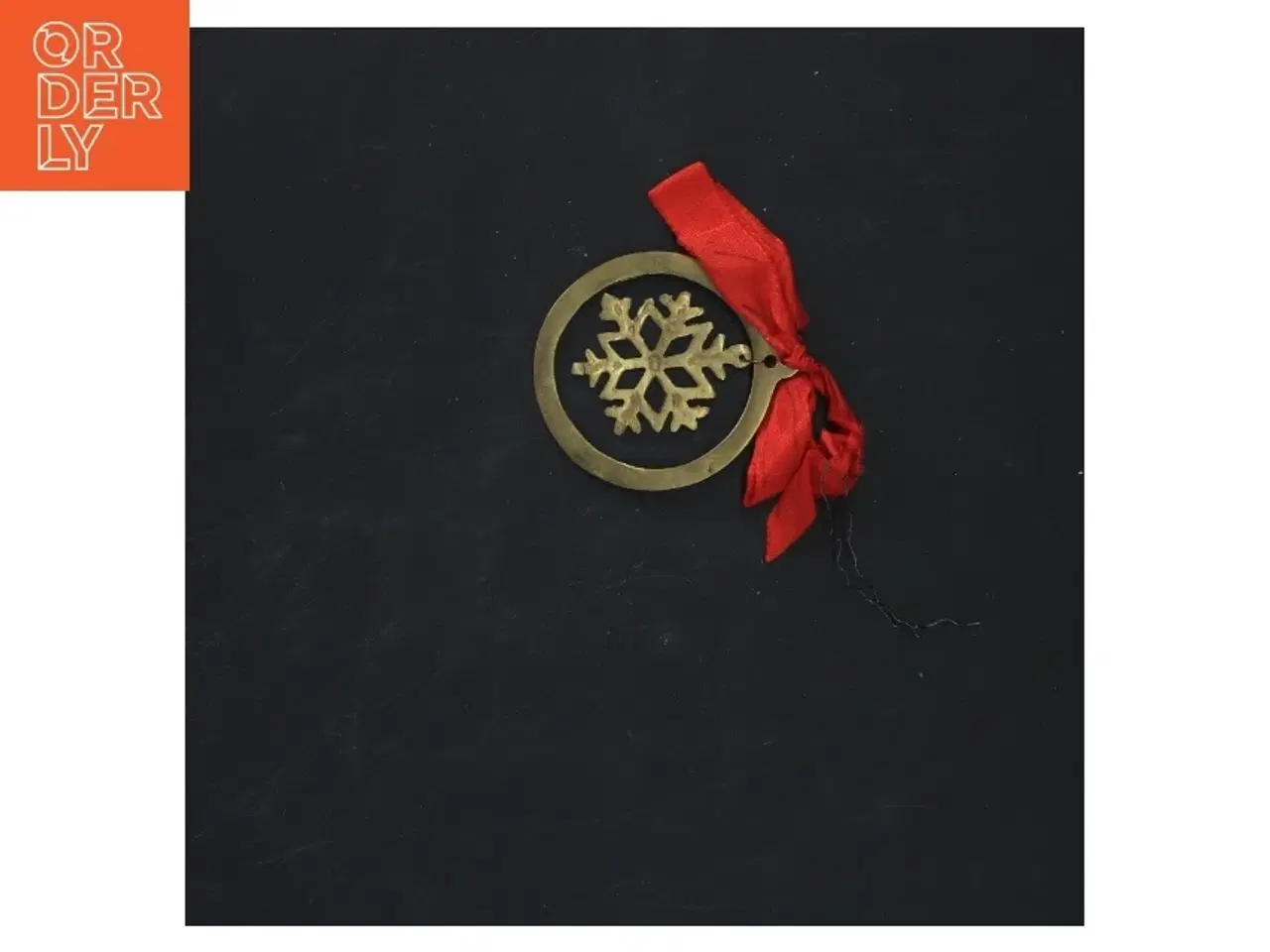 Billede 1 - Juleophæng med snefnug (str. Ø 6 cm)