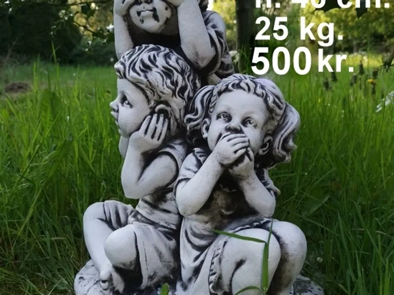 Billede 8 - Havefigur - Børnefigurer - frostsikker beton 