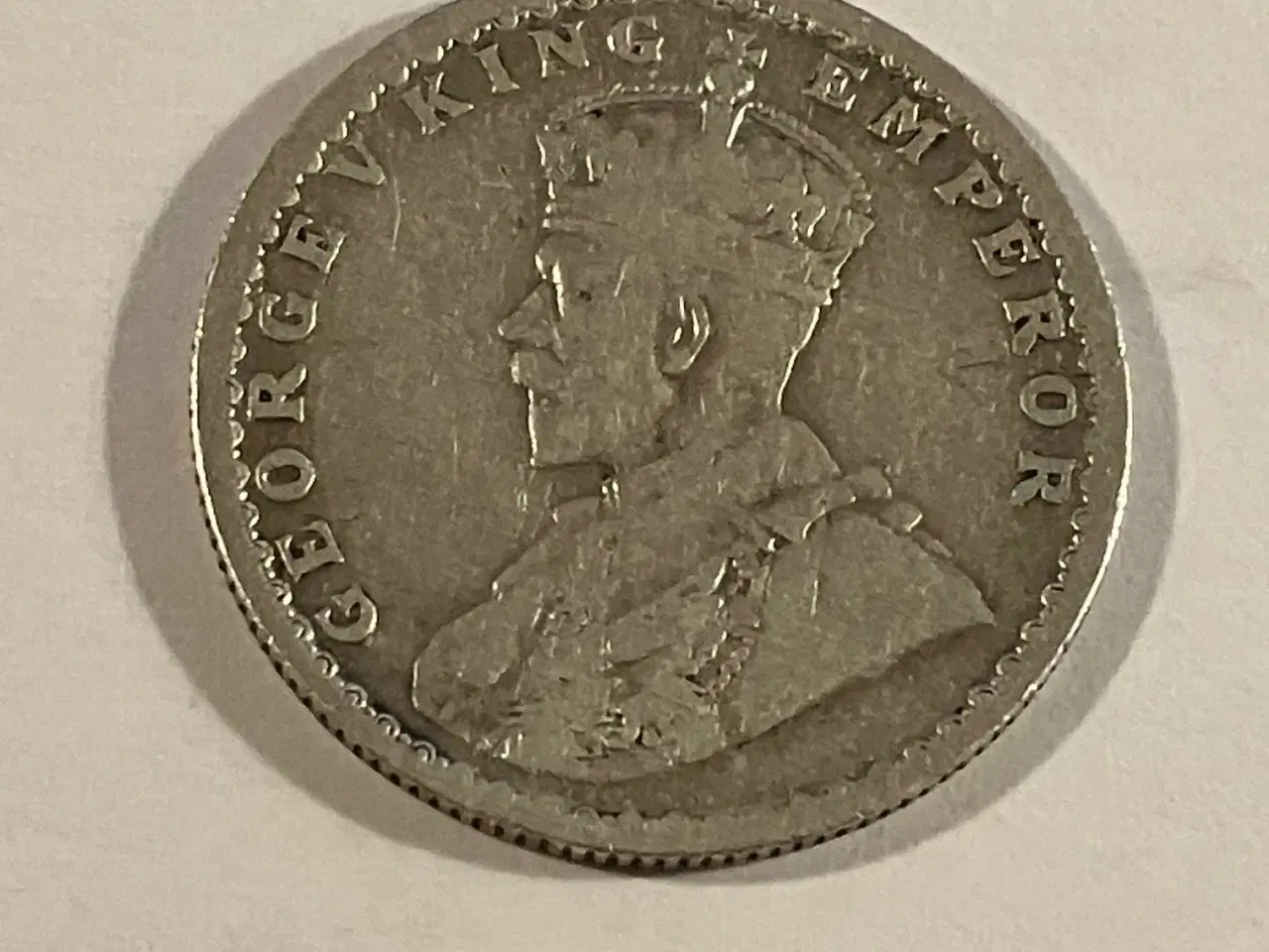 Billede 2 - Half Rupee India 1917 - Renset
