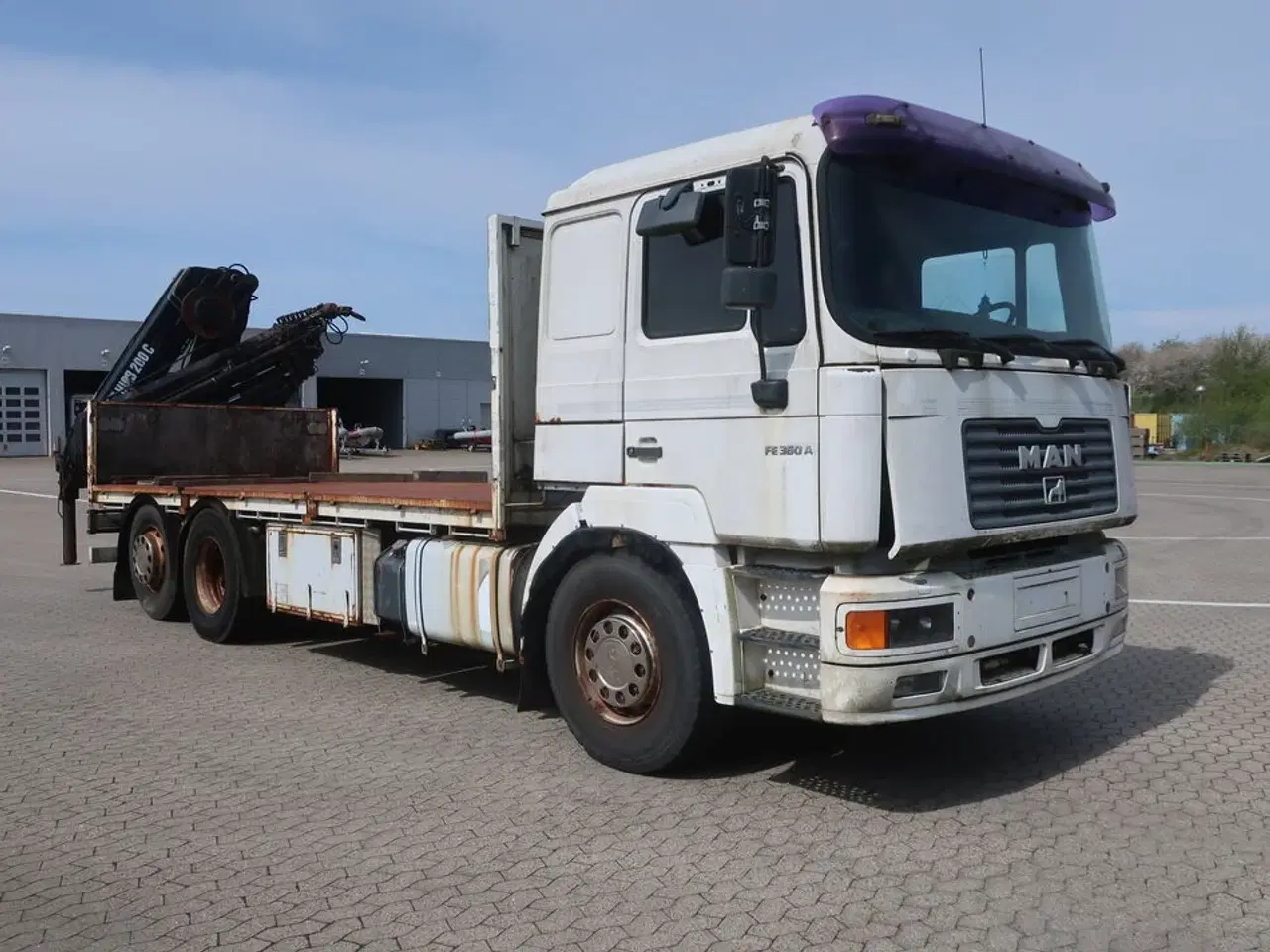 Billede 3 - Lastbil m. kran MAN FE-360A