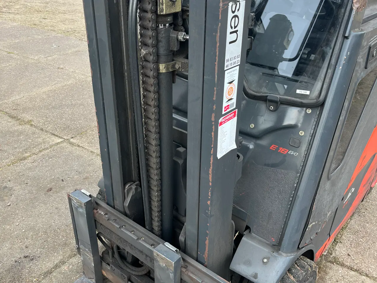 Billede 6 - Linde E18ph-02 eltruck - triplex mast m.friløft.