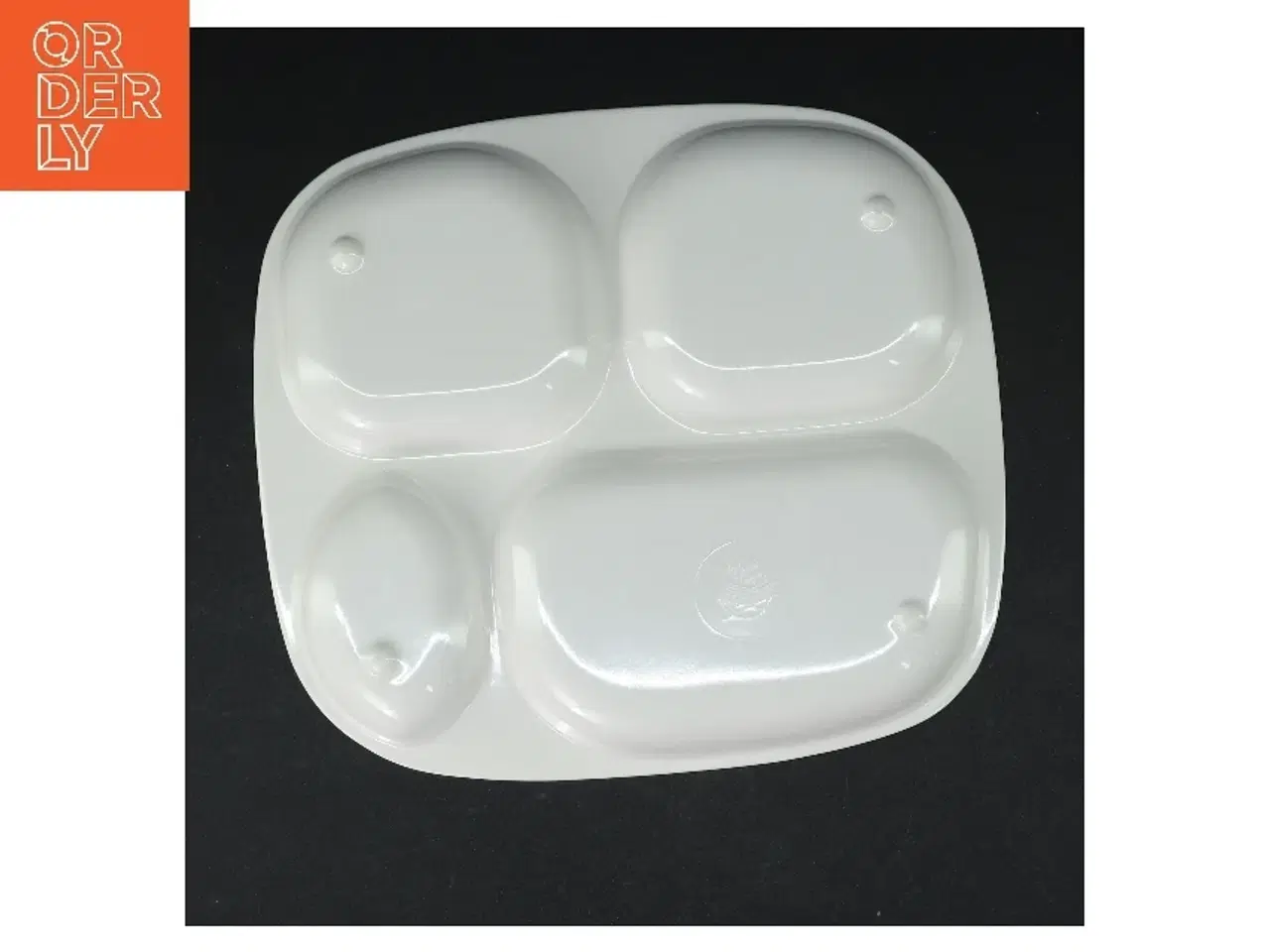 Billede 4 - Børne tallerken med rum fra La Chaise Longue (str. 25,5x23 cm)