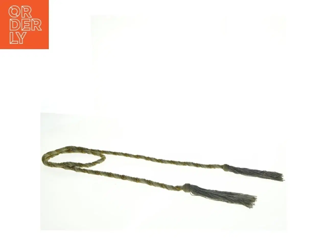 Billede 3 - Dekorativ flettet snor med kvaster (str. Længde. 160 cm)
