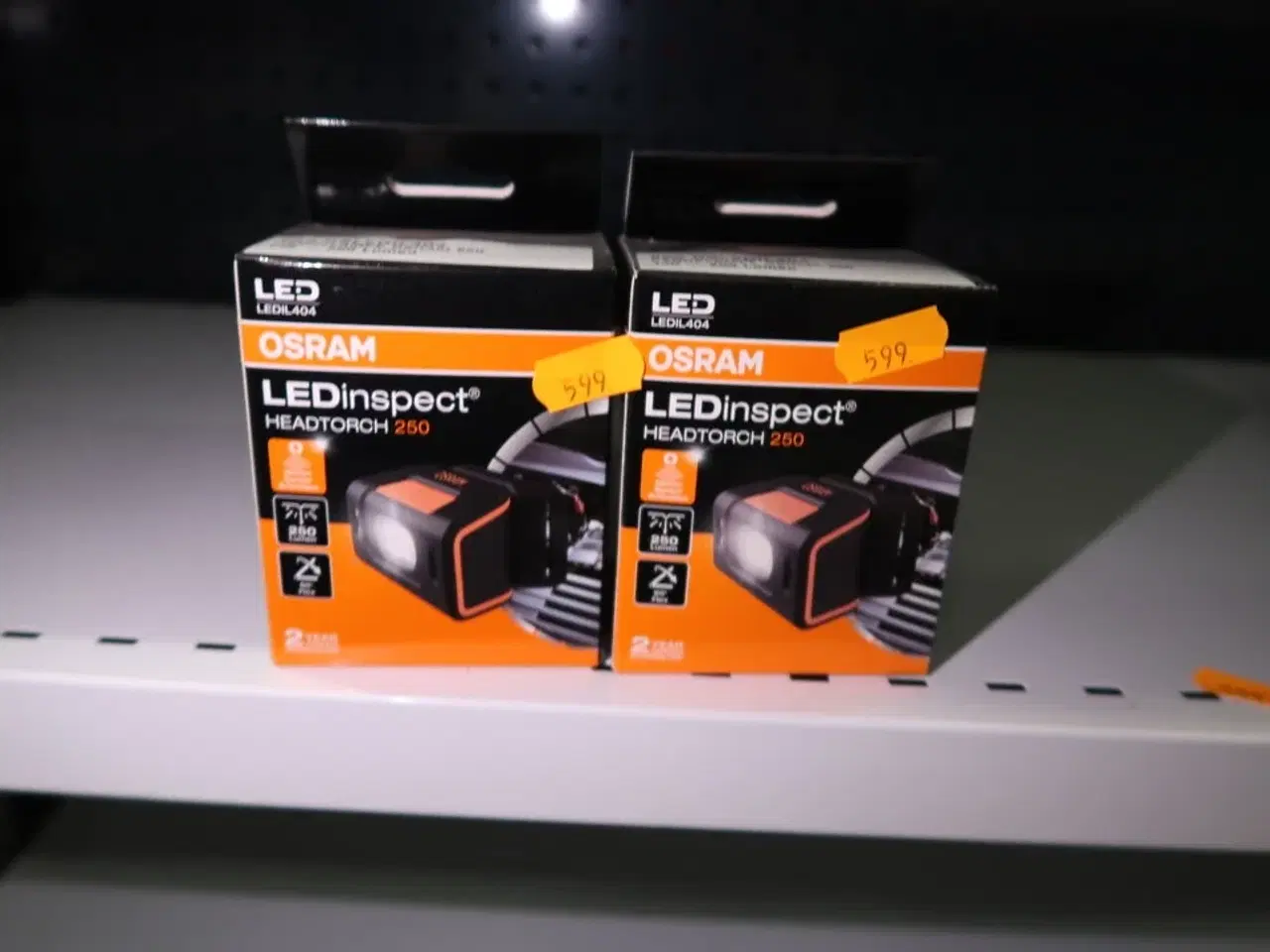 Billede 1 - 2 stk. pandelamper OSRAM LEDinspect Headtorch 250