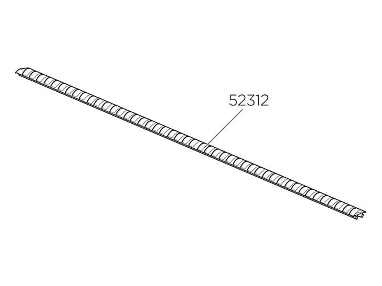 Billede 1 - Thule gummiliste til WingBar 959 edge