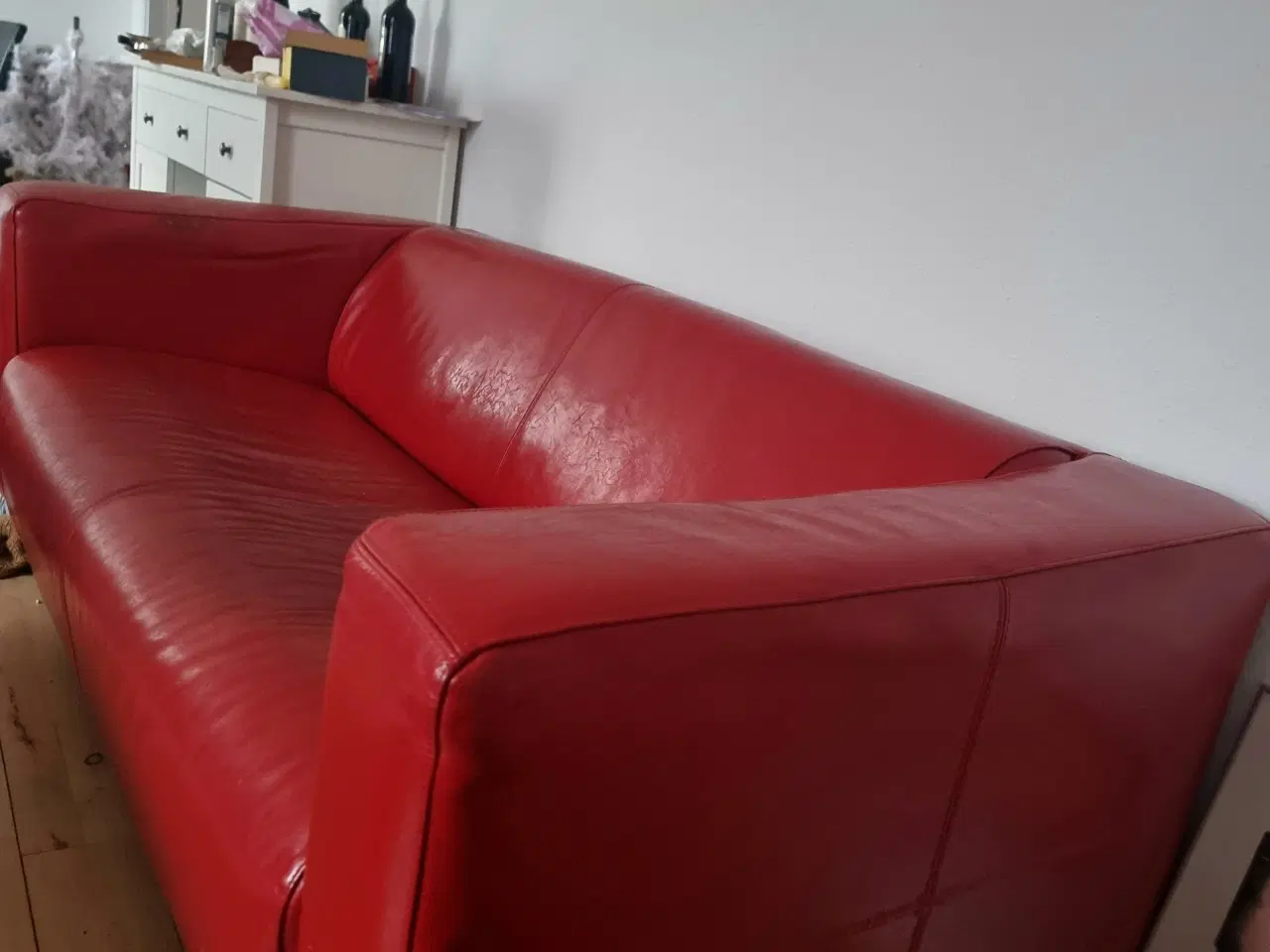 Billede 1 - 2 stk. Fine røde sofaer