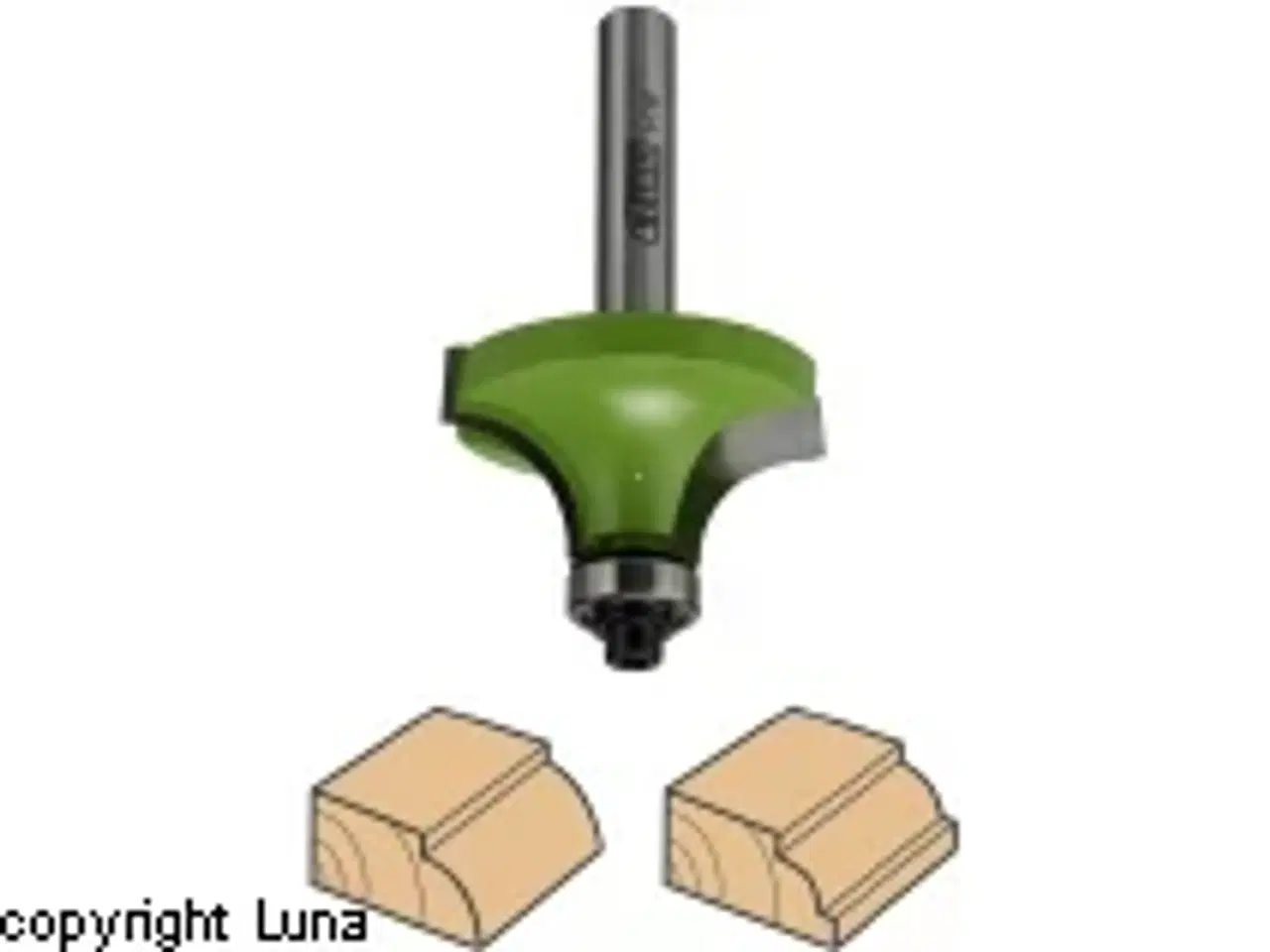 Billede 1 - Fræsere til træ Luna    AFRUNDNINGSFRÆS HM 19,4MM