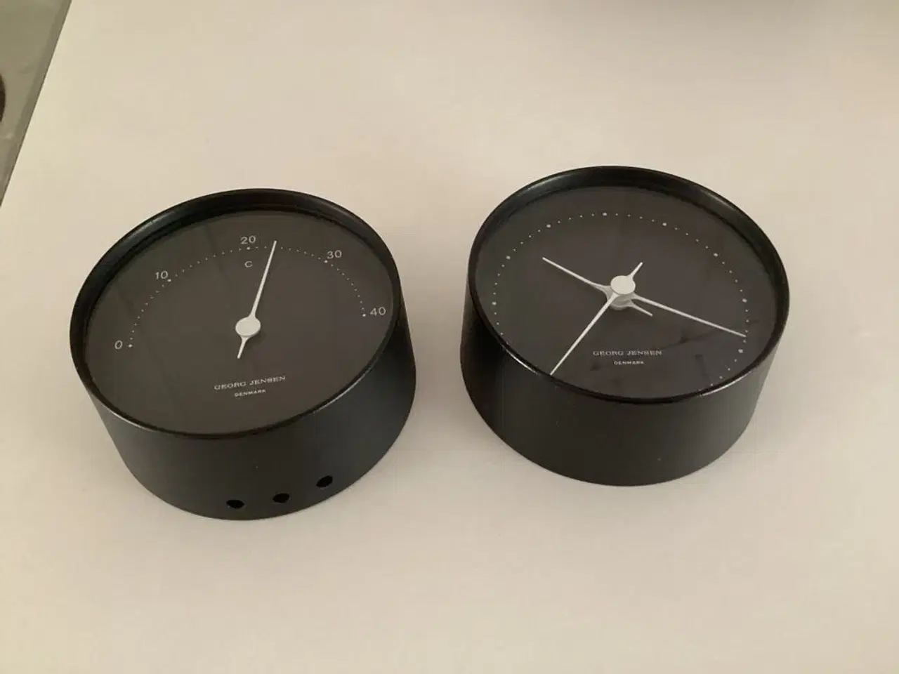 Billede 2 - Georg Jensen vægur og termometer. Samlet pris