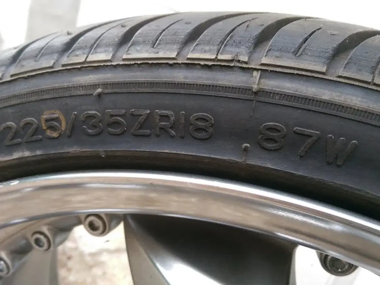 Billede 5 - Keskin KT7 Alufælge 18"x7" m/ dæk