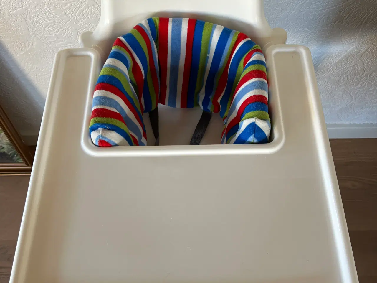 Billede 2 - Hvid Ikea Antilope højstol inkl. bakke og pude