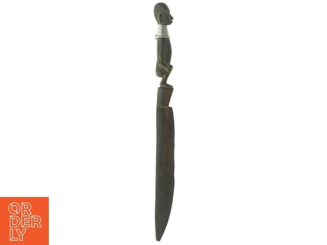 Billede 1 - Brevkniv med afrikansk kvinde (str. 26. x 2 cm)