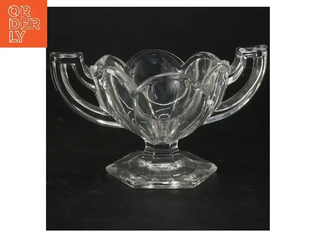 Billede 1 - Glas skål (str. 17x10x9 cm)