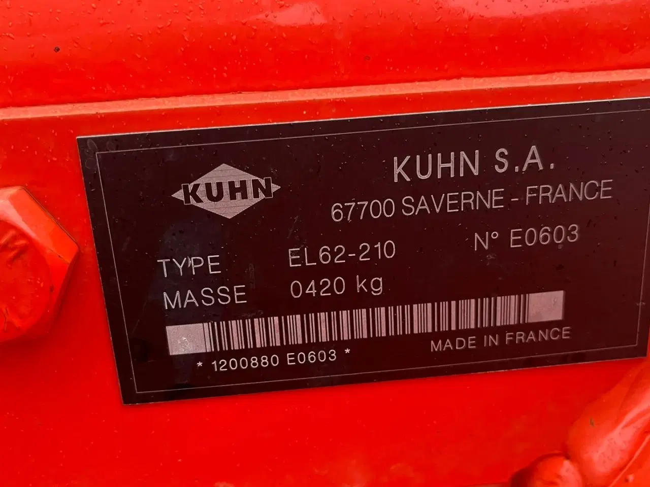 Billede 5 - Kuhn EL 62 / 210 Med dybdehjul