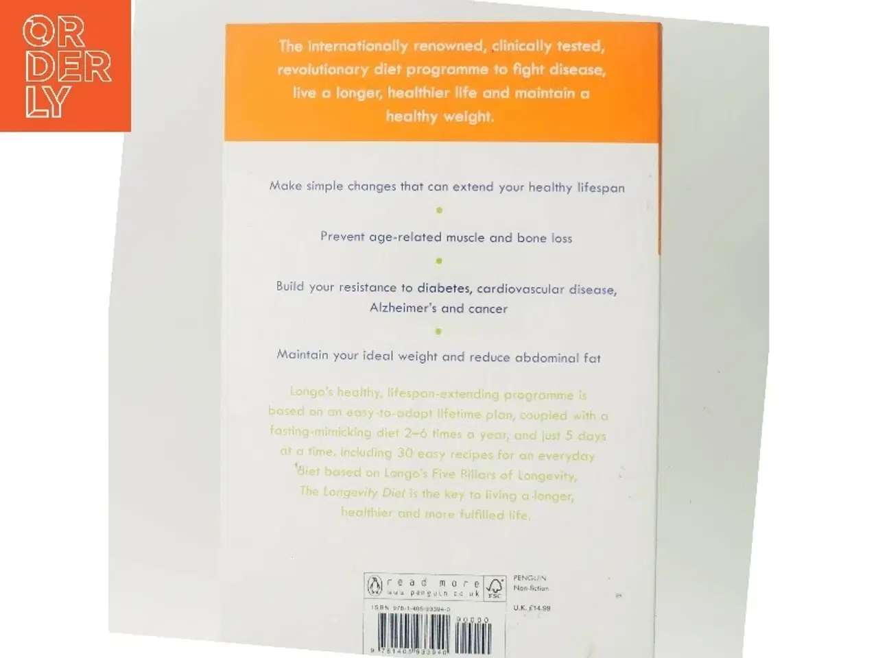 Billede 3 - The Longevity Diet af Valter Longo (Bog)