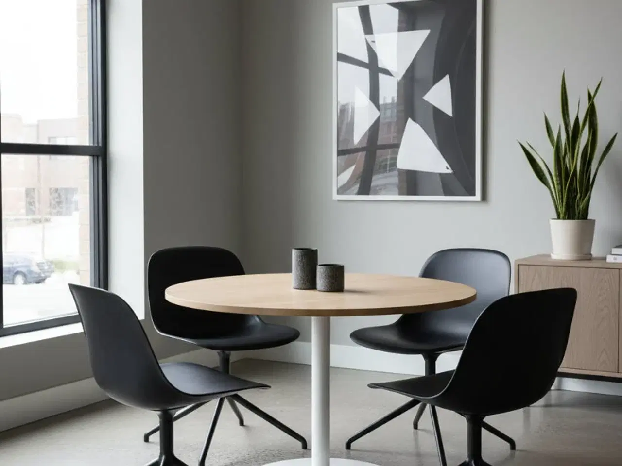 Billede 2 - Muuto Fiber Side Chair – Antracitgrå