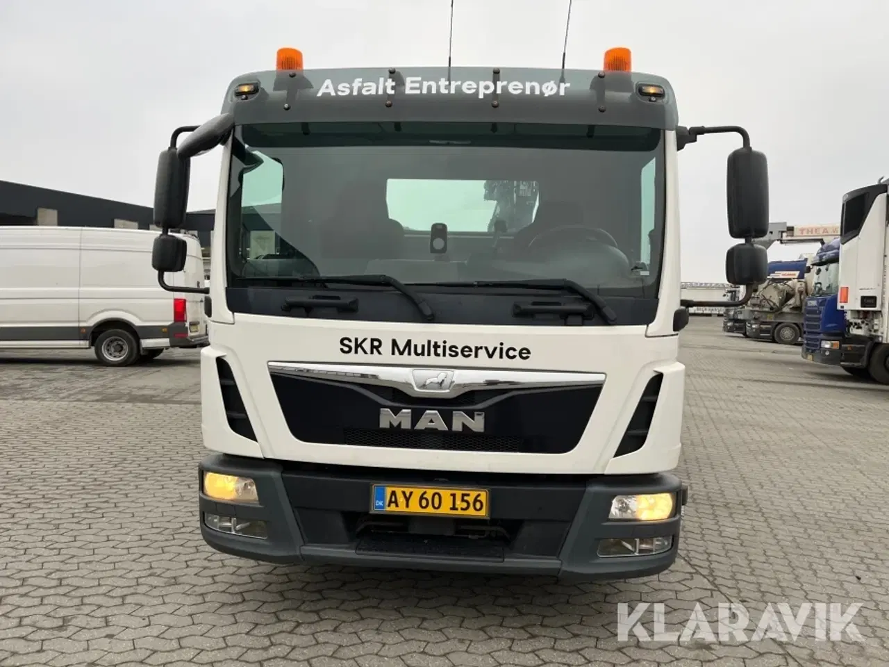 Billede 4 - Lastbil MAN TGL 12.220 med kran og lad