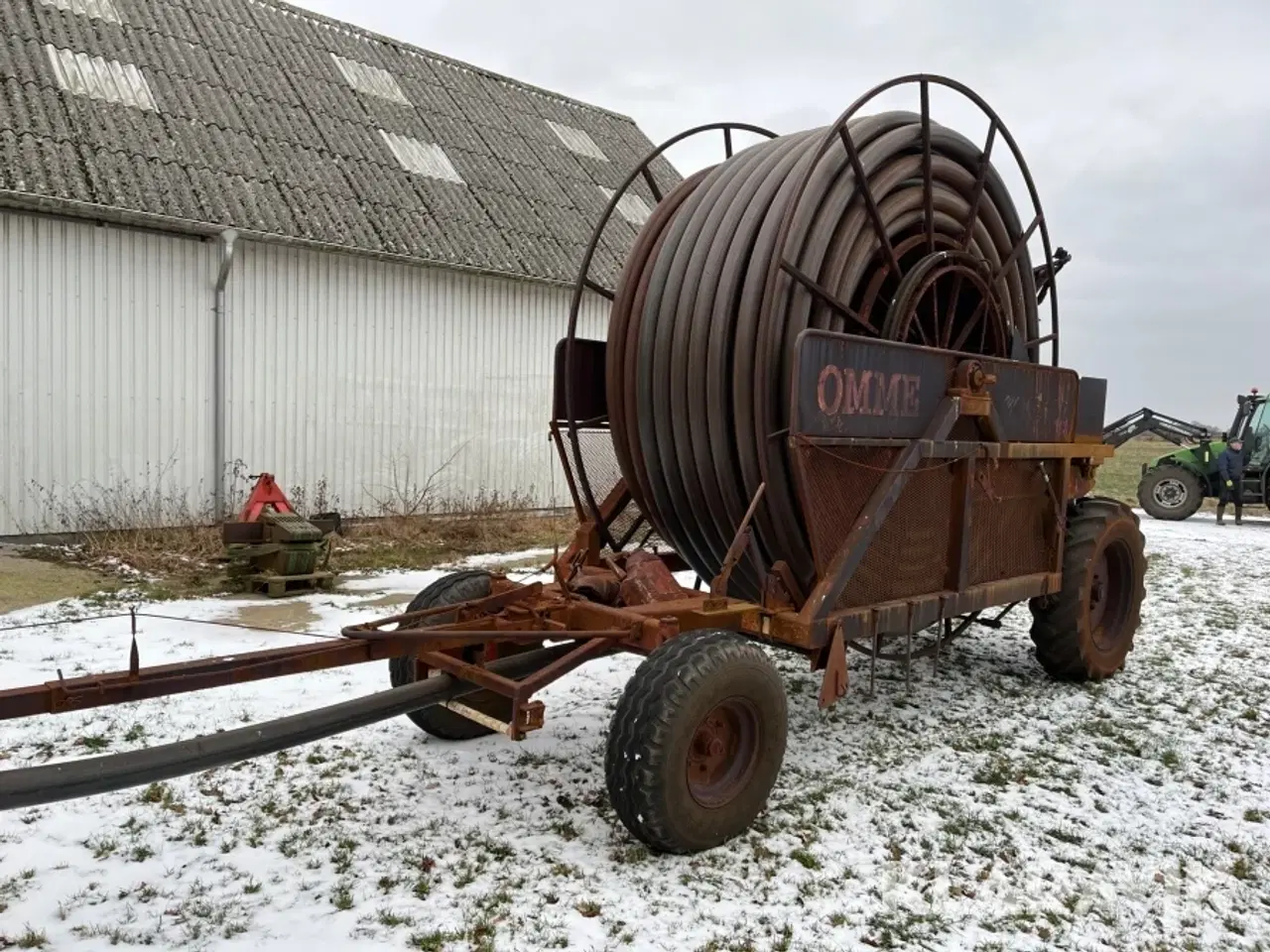 Billede 3 - Vandingsmaskine Omme Ks-110 375 meters slange