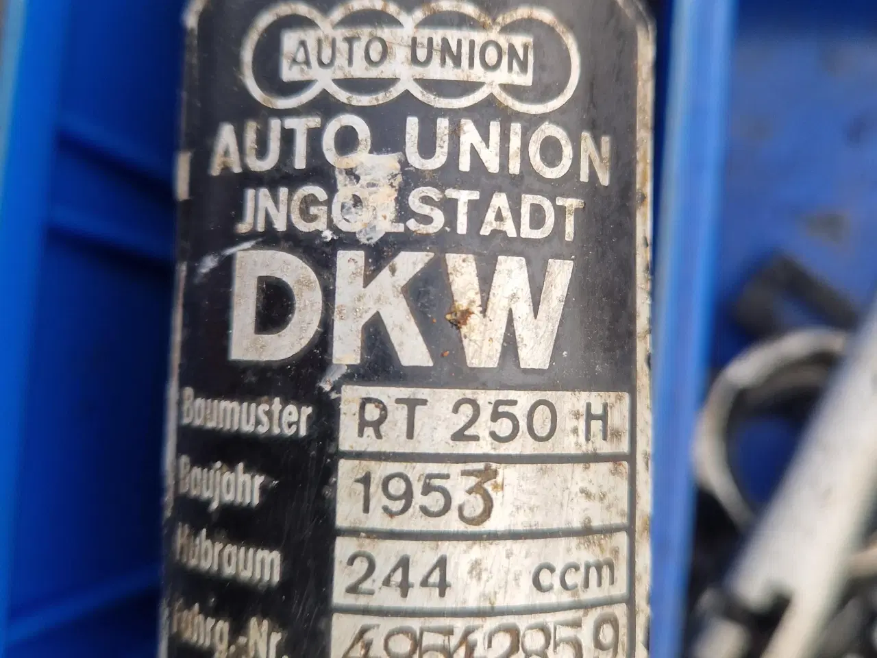 Billede 3 - DKW RT 250/2 Baujahr 1954 komplet skal samles