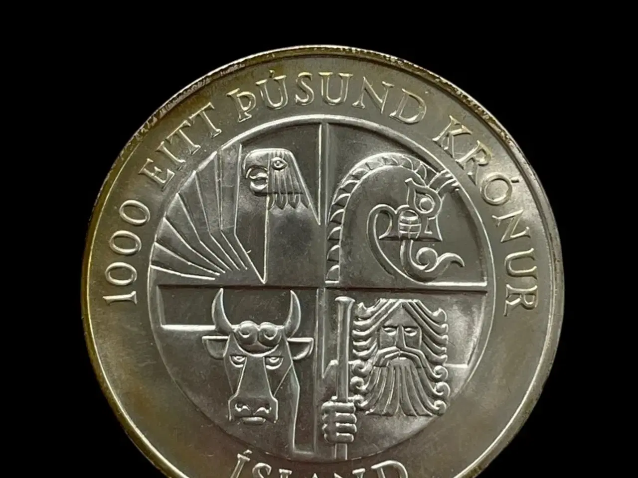 Billede 1 - 1000 kronur 1974 Island
