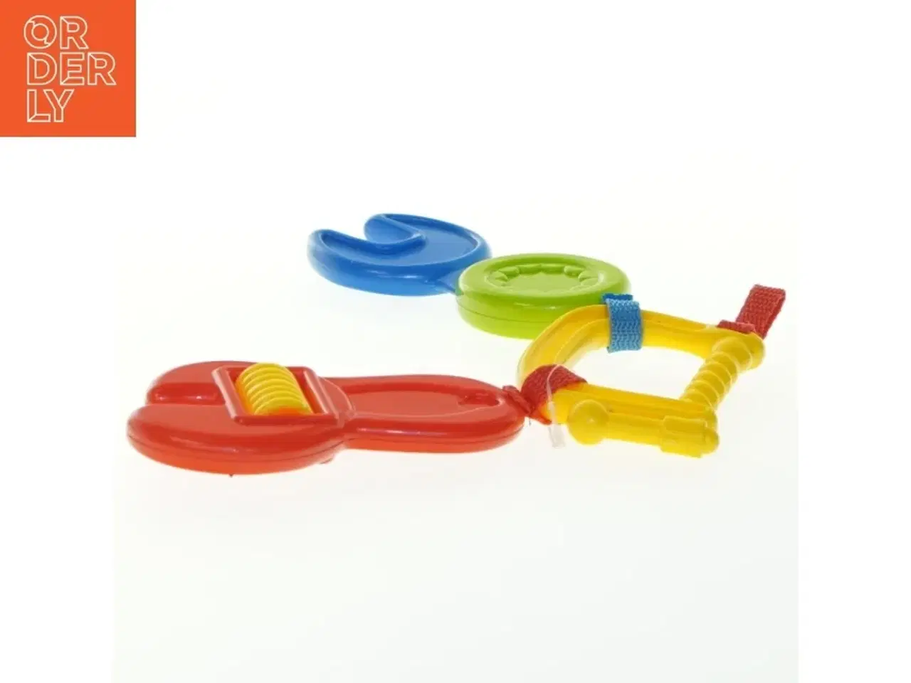 Billede 1 - Babylegetøj i form af værktøj fra Fisher-Price (str. 12x6,5 cm)