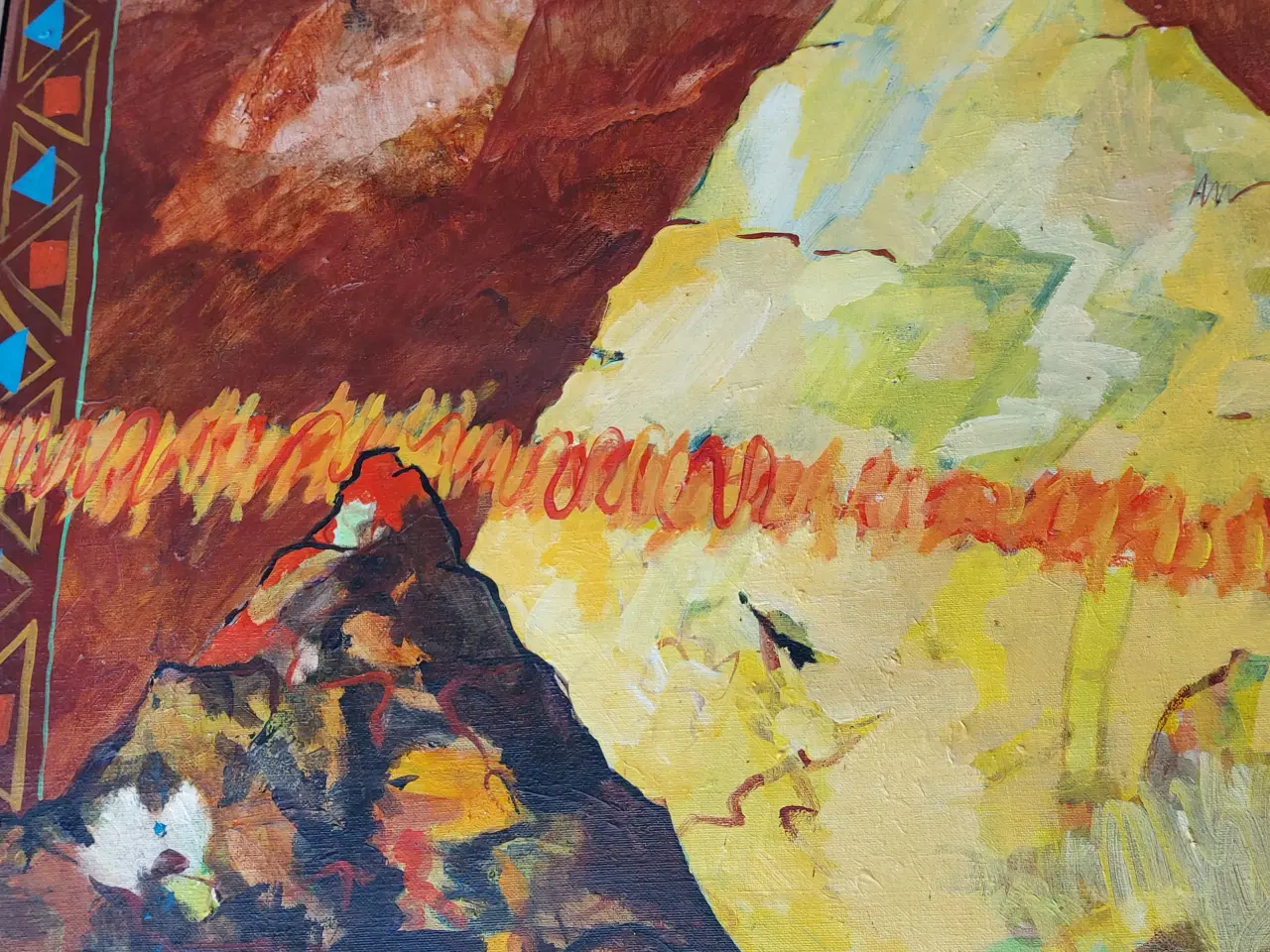 Billede 4 - OLIEMALERI - UDEN SIGNATUR