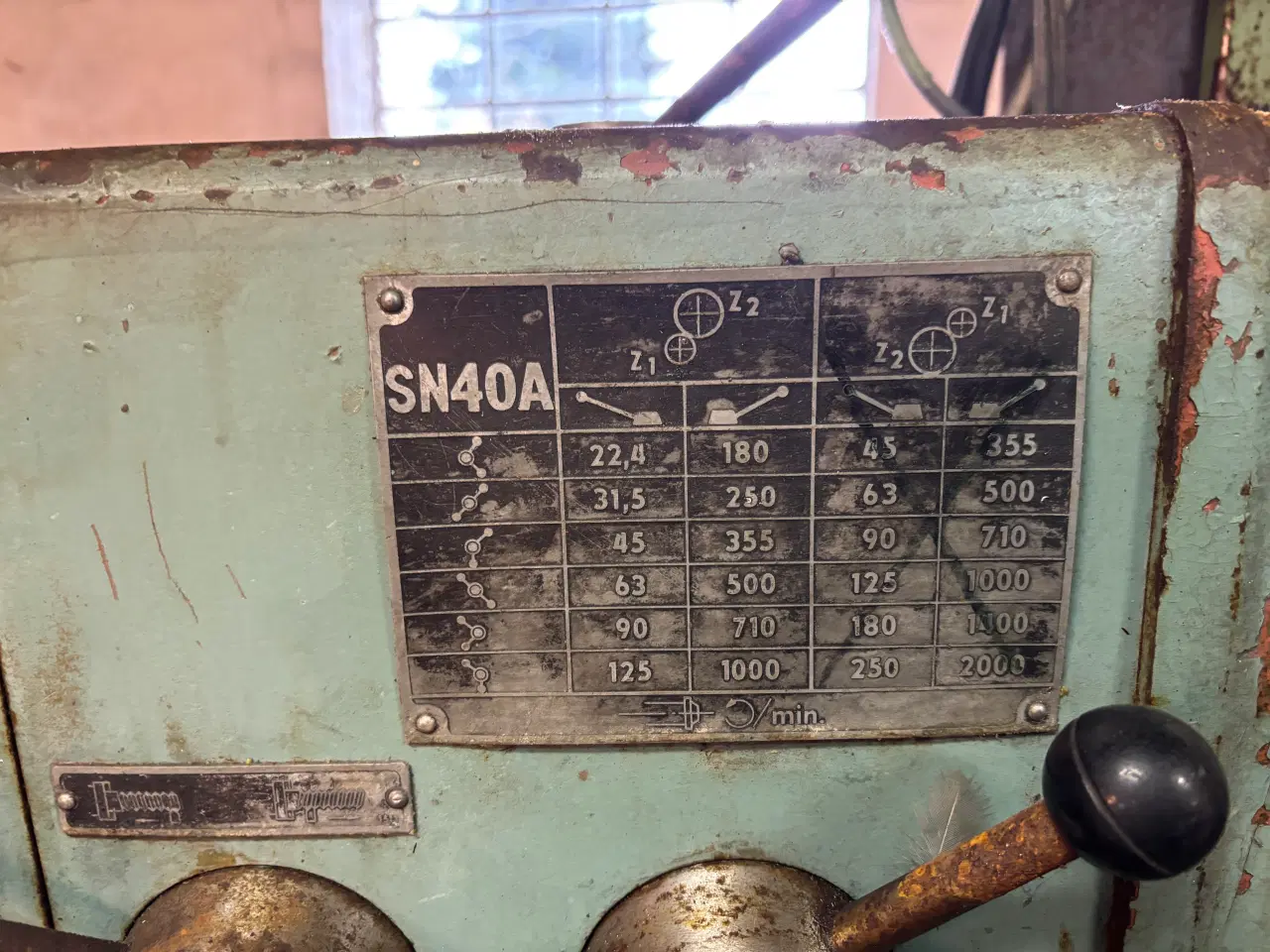 Billede 4 - TOZ metaldrejebænk, 62mm boring, 2m