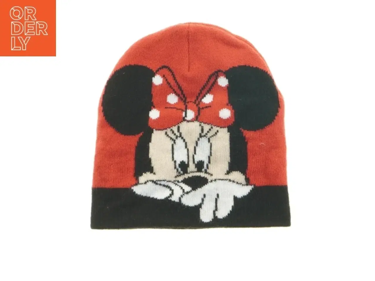 Billede 1 - Rød Minnie Mouse børnehue fra Disney (str. 19 x 18 cm)