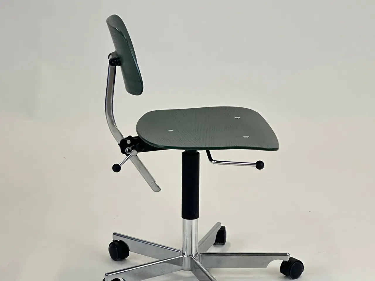 Billede 6 - Engelbrechts Kevi Kontorstol – Grøn med Krom Stel