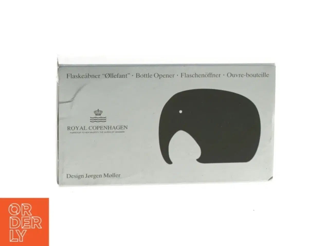 Billede 1 - Flaskeåbner Ollefant fra Royal Copenhagen (str. 6 cm)