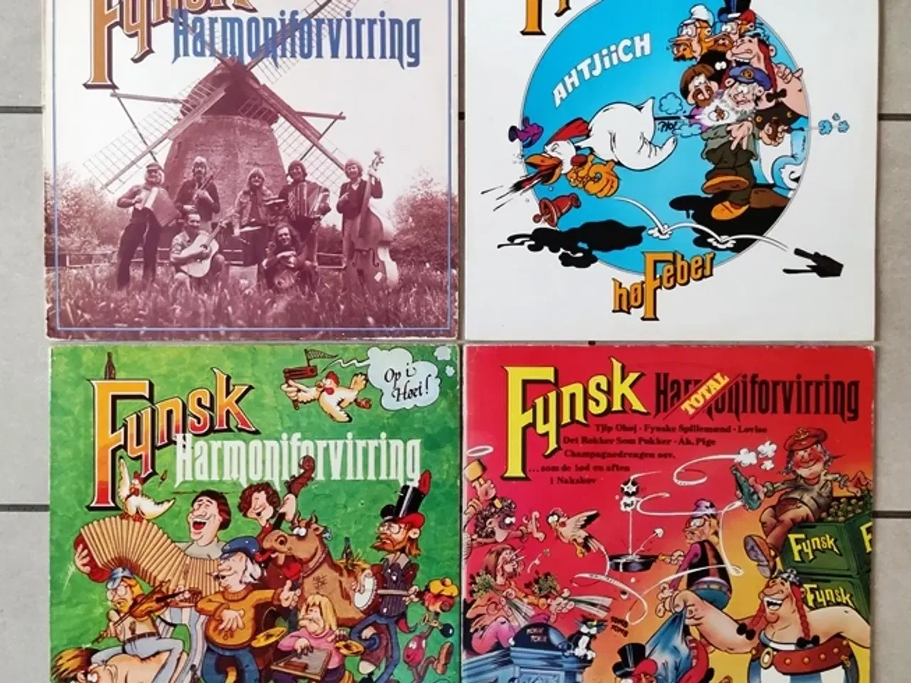 Billede 1 - 4x LP med Fynsk Harmoniforvirring