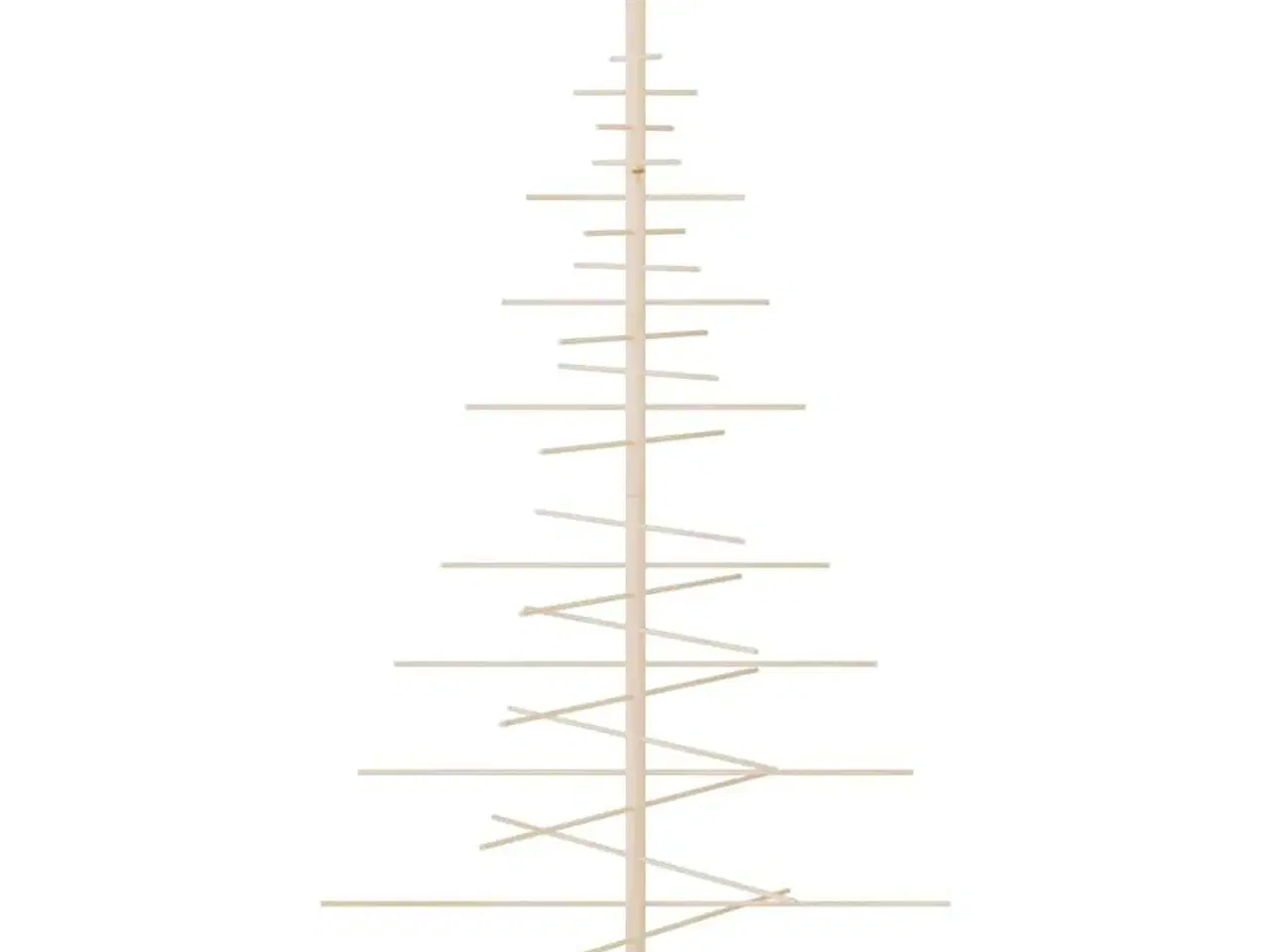 Billede 4 - Dekorativt juletræ 180 cm massivt fyrretræ