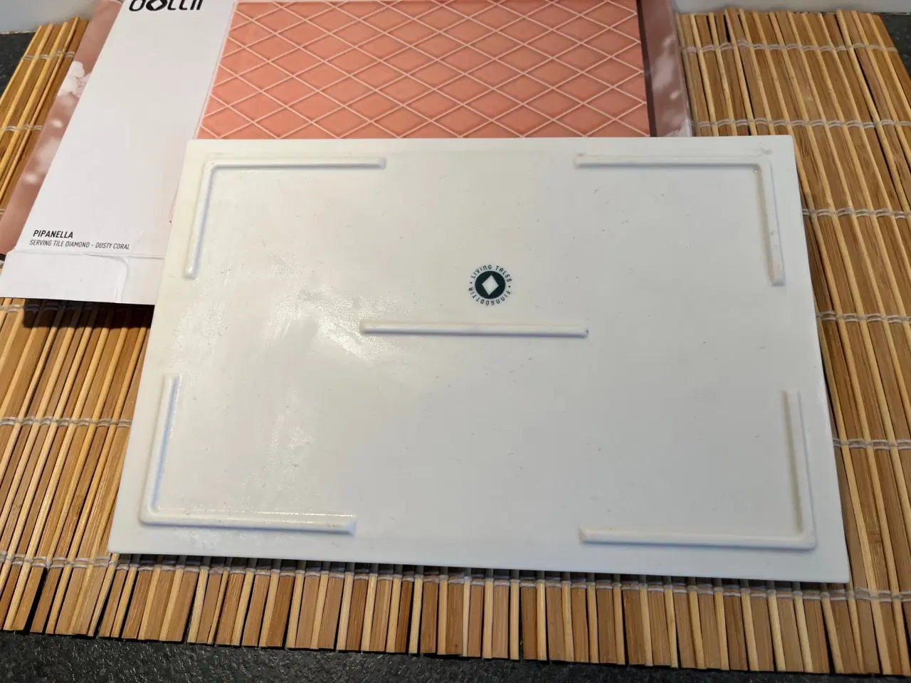 Billede 2 - Dottir Serveringsbakke i porcelæn (som ny)