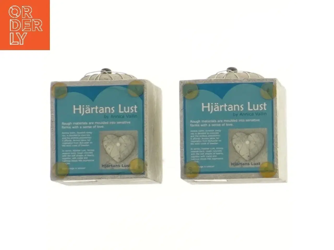 Billede 3 - Betonlysestager Hjärtans Lust fra Annica Vallin (str. 6x6x6 cm)