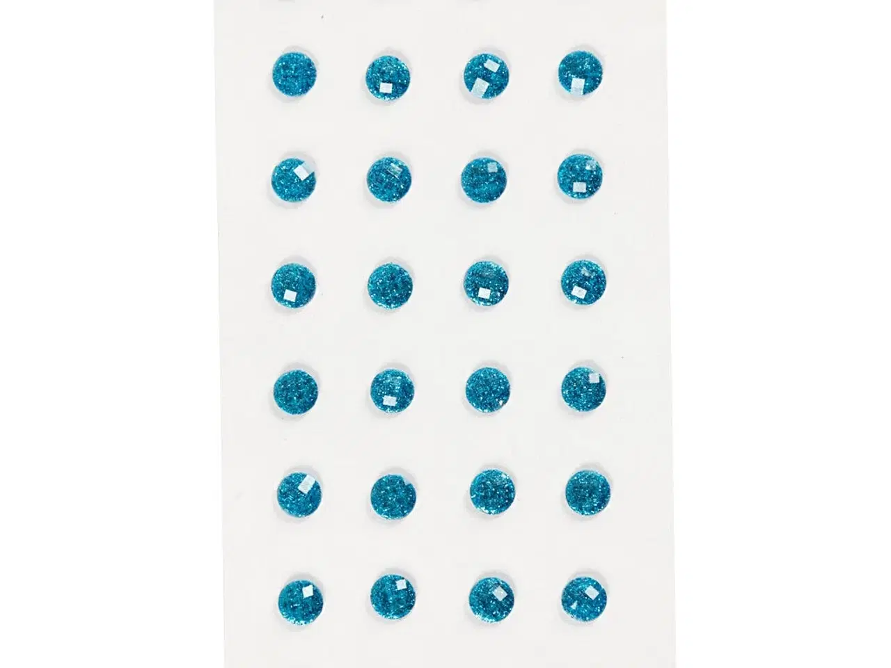 Billede 1 - Rhinsten, diam. 8 mm, blå, 32stk./ 1 pk.