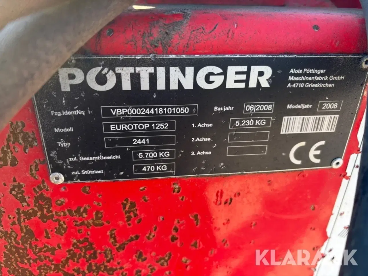 Billede 5 - Rotorrive Pöttinger Europol 1252 4-rotors