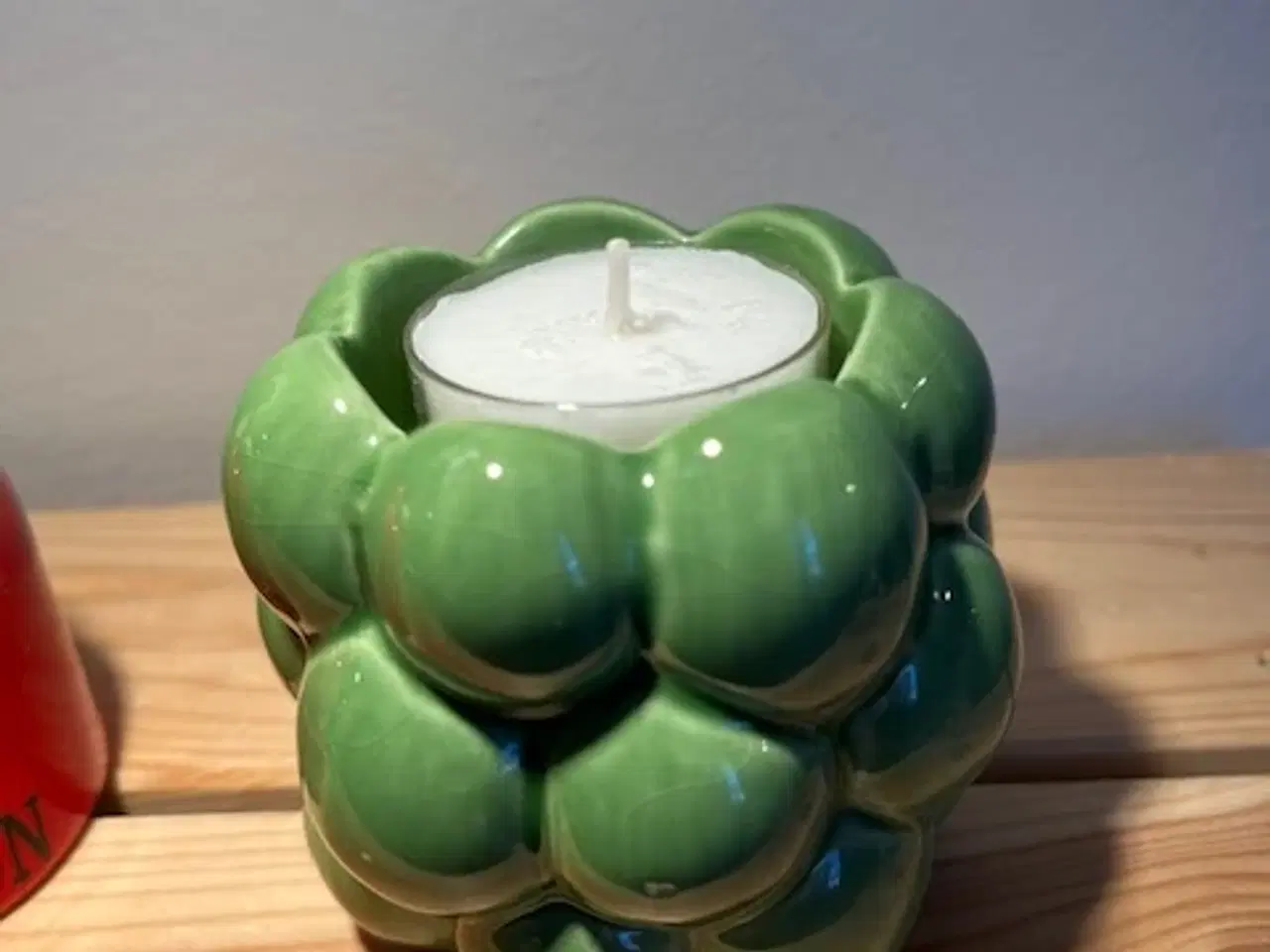 Billede 8 - Charmerende keramik: "Kramme"-sæt & grøn bobbel-st
