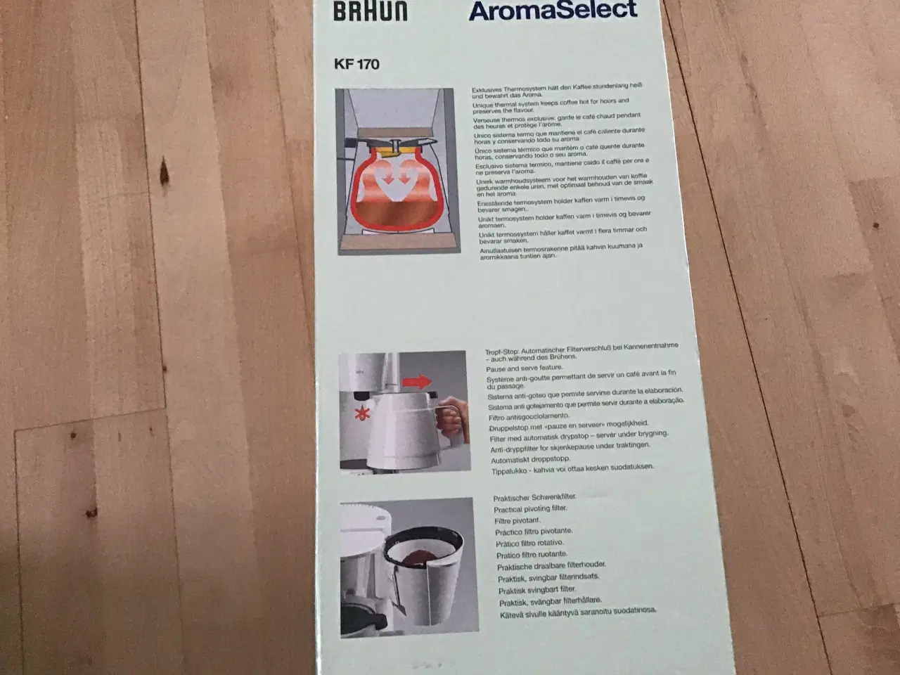 Billede 8 - Kaffemaskine Braun  hel Ny 1250wat med termokande