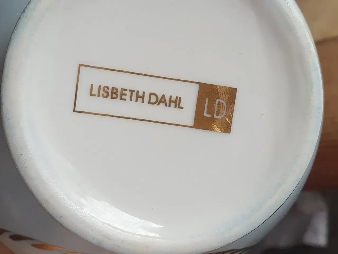 Billede 2 - Lyseblå Lisbeth Dahl vase