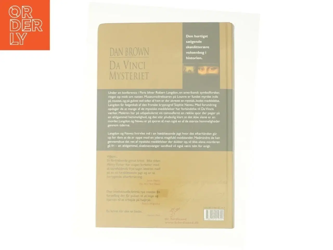 Billede 3 - Da Vinci Mysteriet af Dan Brown (Bog)