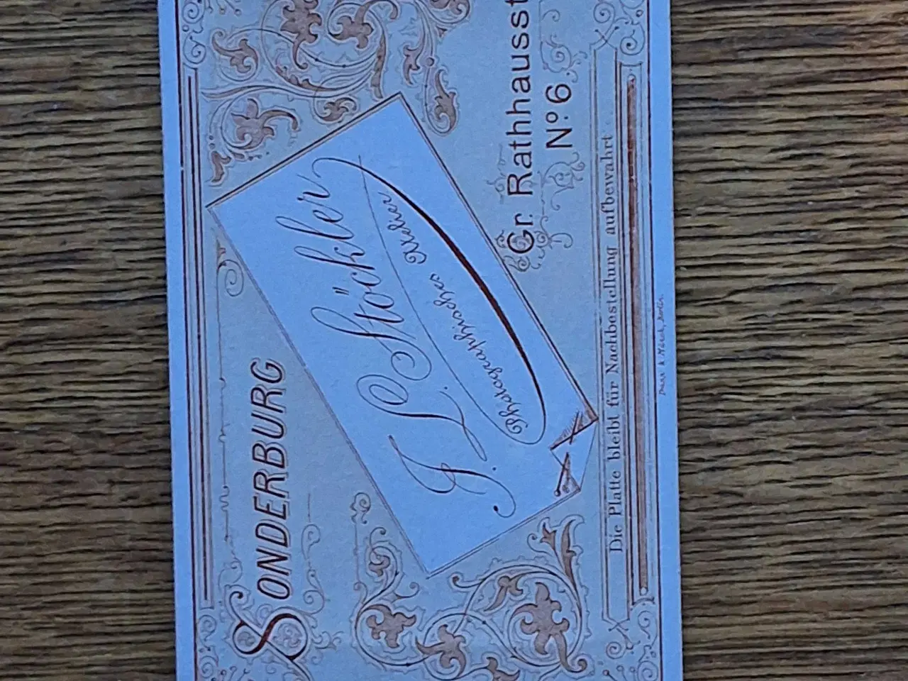 Billede 2 - Antik Fotografi. J. L. STöCKLER. SONDERBURG.