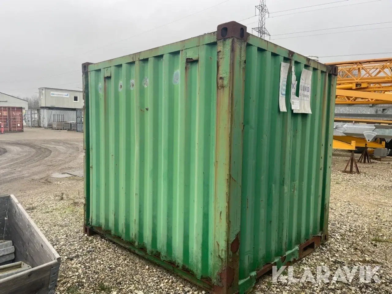 Billede 7 - Container med fyranlæg 6 fod