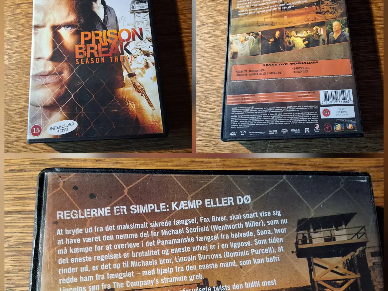 Billede 5 - PRISONBREAK, 1-4 - Drama. 55 timer. DVD 23discs.
