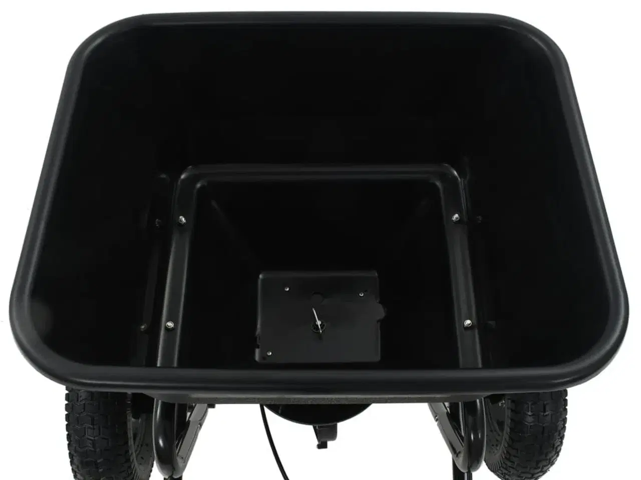 Billede 10 - Saltspreder strøtrækvogn PVC og stål 125 x 74 x 79 cm 45 l