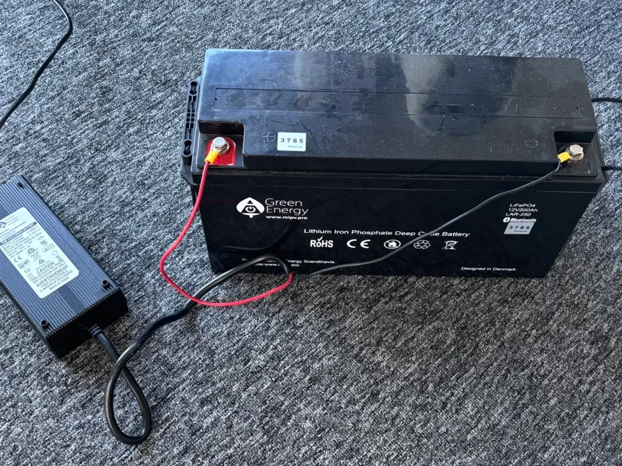 Billede 2 - Lithium Batteri. LiFePO4. 12V200Ah. Bluetooth. 