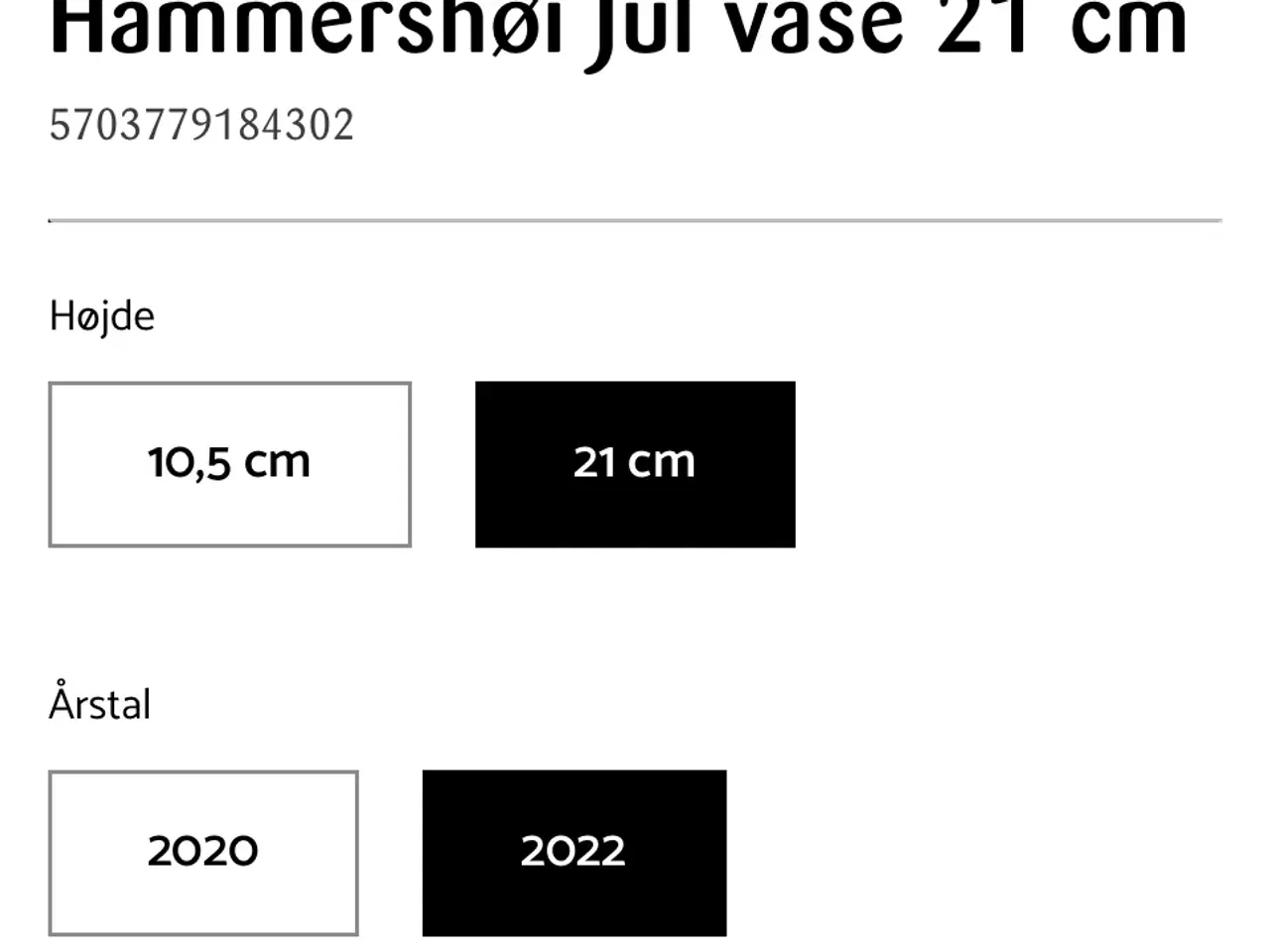 Billede 4 - Kahler jule vase fra 2022 med flotte julemotiver