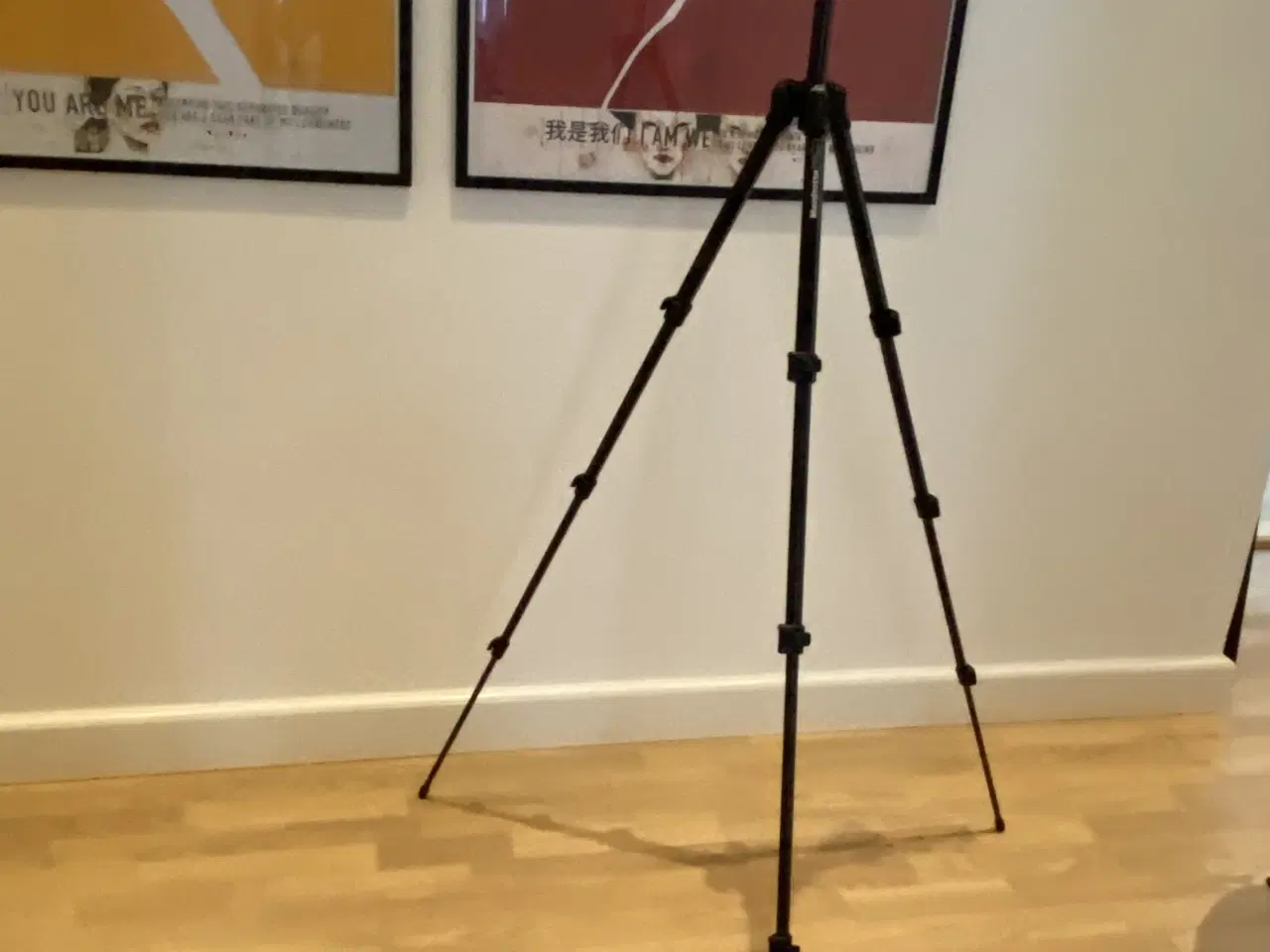 Billede 2 - Kamerastativ sort justerbart i taske med skulderen