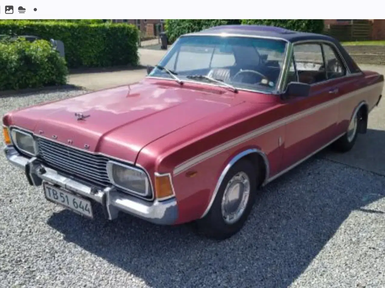 Billede 4 - Ford p7 20m XL Hard top coupe